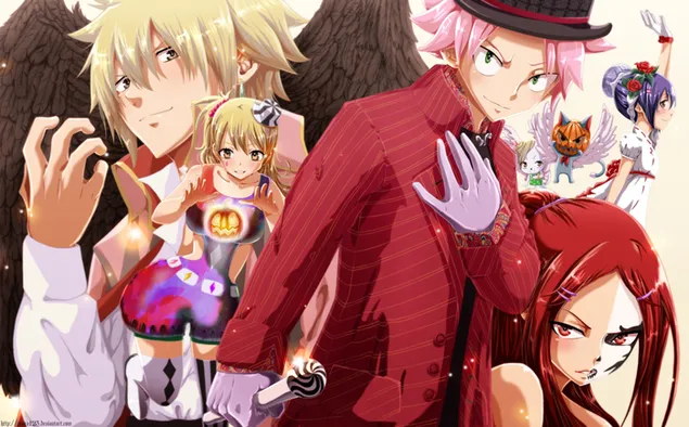 Queue de fée Halloween 2K fond d'écran