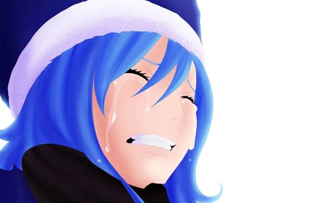 Fairy Tail - Juvia Locksar piange 4K sfondo