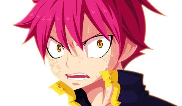 Taustakuva Fairy Tail - Natsu Dragneel järkyttynyt 2K