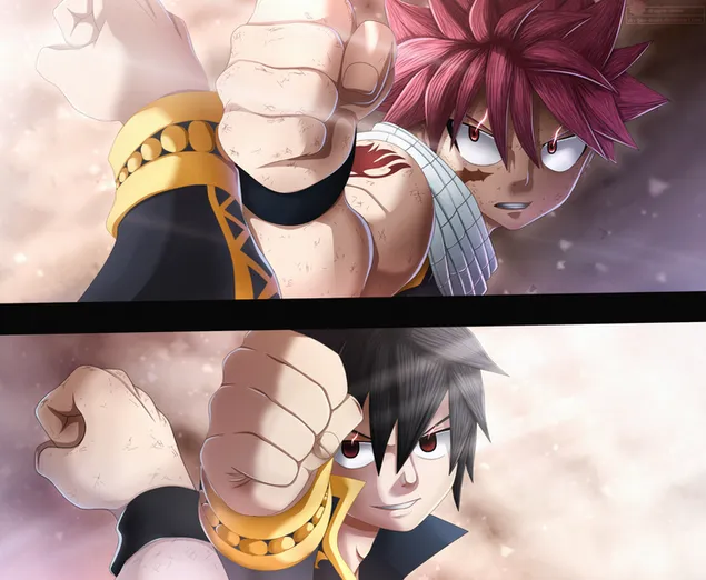 Fairy Tail | Natsu Dragneel versus Zeref Dragneel 2K achtergrond