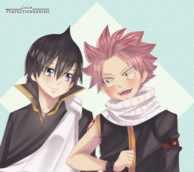 Fairy Tail - Zeref Dragneel & Natsu Dragneel 2K achtergrond