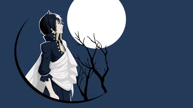 Fairy Tail - Zeref Dragneel (Vector) 4K achtergrond