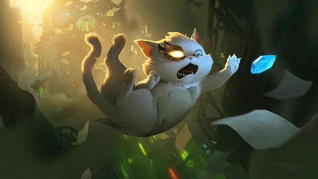 Tapeta Fallen Feline (Legends of Runeterra) - League of Legends (LOL) 4K