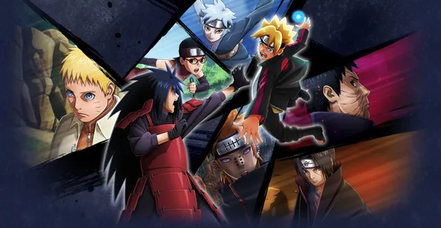 Personajes famosos de la serie Naruto 2K fondo de pantalla