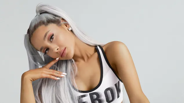 Den berømte sangerinde Ariana Grande 4K tapet