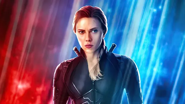 Páipéar balla Póstaer Fandéanta As Black Widow4K