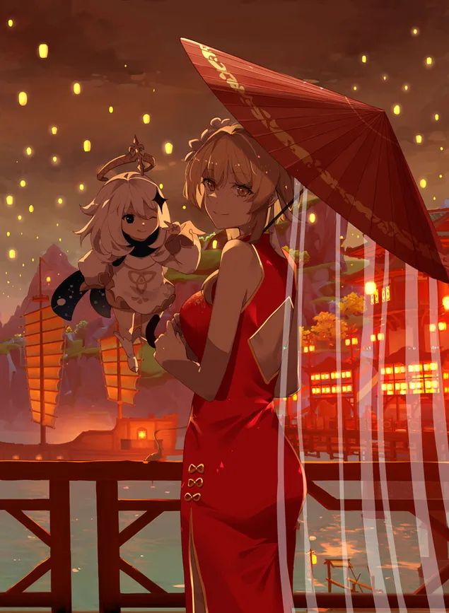 pantaji aenimeisyeon sonyeo yoimiyaneun bbalgan deureseureul ibgo hwaryeohage boibnida. daunrodeu