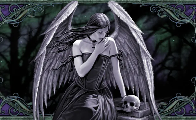Fantasy Black Angel