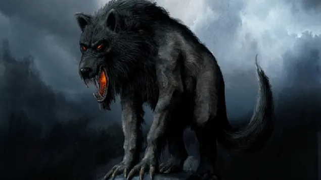 Fantasy creature - wolf