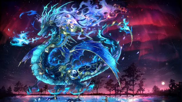 Fantasy-Drachen-Anime herunterladen