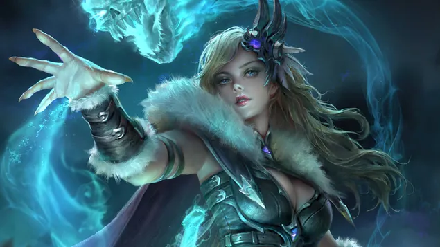 Fantasy Girl Souls Controller 4K วอลเปเปอร์