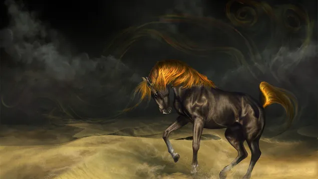 Hình nền Ngựa tưởng tượng 2K