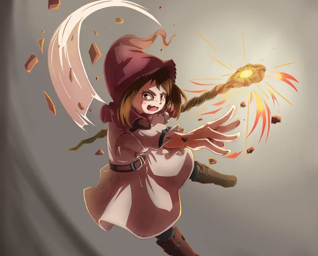 Fantasy Ochaco Uraraka 2K wallpaper