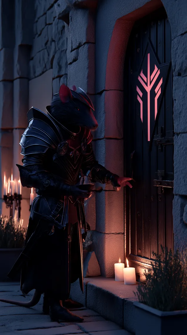 fantasie knaagdier krijger ridder opening oude orde deur download