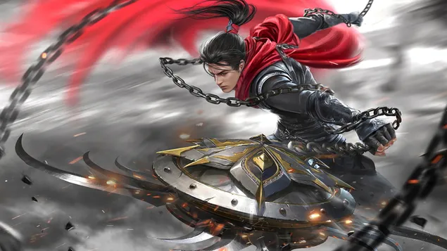 fantasy warrior chain weapon aflaai