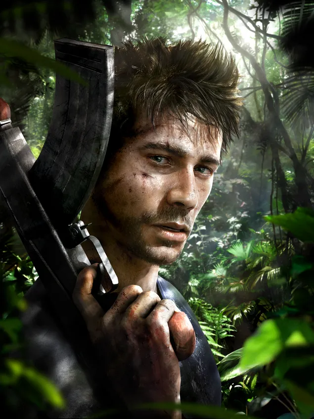 Far Cry 3-spel - Man met aanvalsgeweer