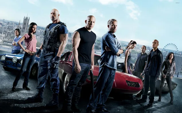 Fast And Furious 6 biografudgivelsesplakat 2K baggrundsbillede