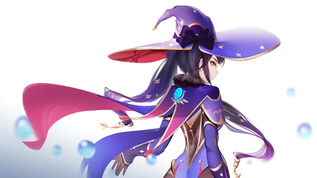 Fate & Destiny 'Mona' - Genshin Impact (انیمه بازی ویدیویی) کاغذدیواری  4K