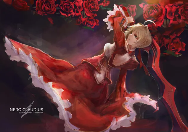 Fate/Extra Last Encore - Nero Claudius Caesar Augustus Germanicus (Saber) 6K 壁纸