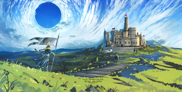 Fate Grand Order AD 1431 Orleans 2K pozadina