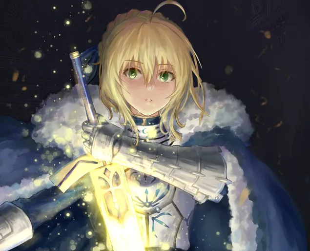 Fate/Grand Order - Artoria Pendragon Saber 2K wallpaper download