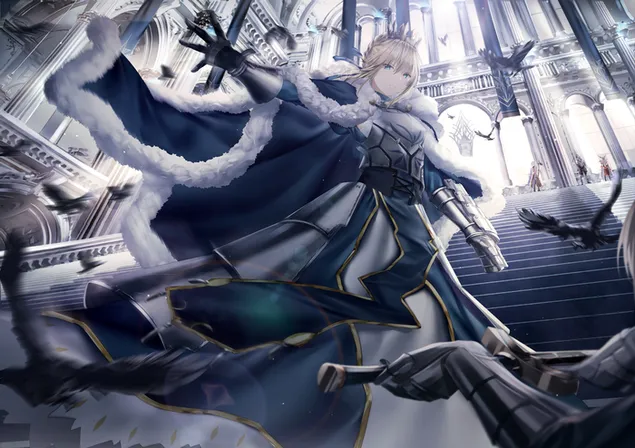 Sudbina/Veliki poredak | Artoria Pendragon 4K pozadina
