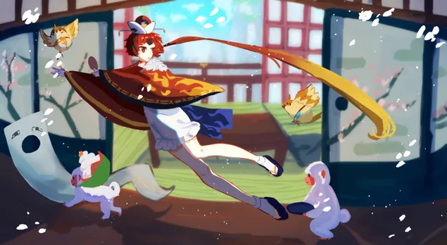 Лик на судбина/голем ред 2K тапет