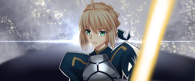 Fate/Stay Night - Saber 4K kertas dinding