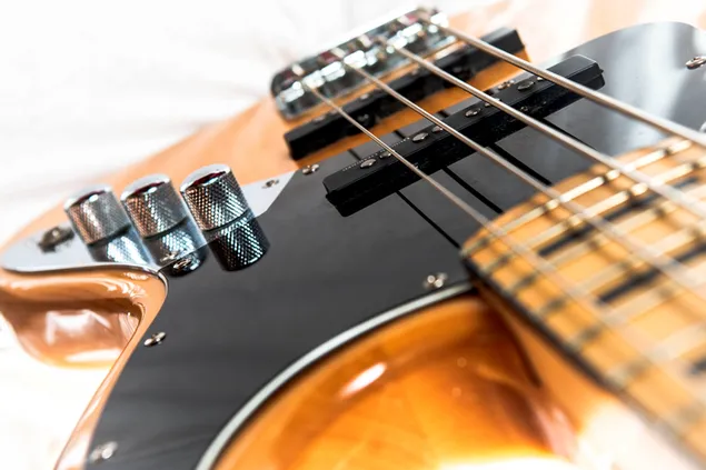 Fender Jazz Bass dengan pencahayaan yang kreatif unduhan