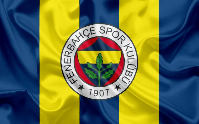 Fenerbahce-Logo begleitet von gelbem Marineblau herunterladen