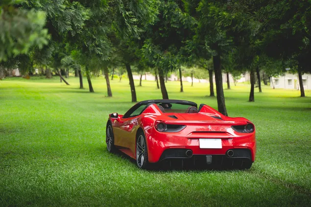 'Ferrari 488 Spider Roadster' Luxeauto 4K achtergrond