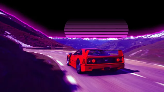 Ferrari F40 Sports Car Outrun download