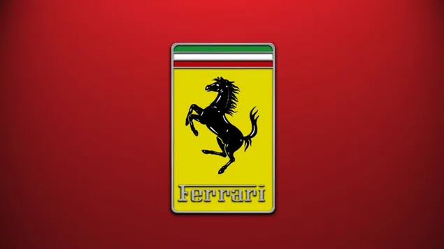 Ferrari - Logo (rot) HD Hintergrundbild