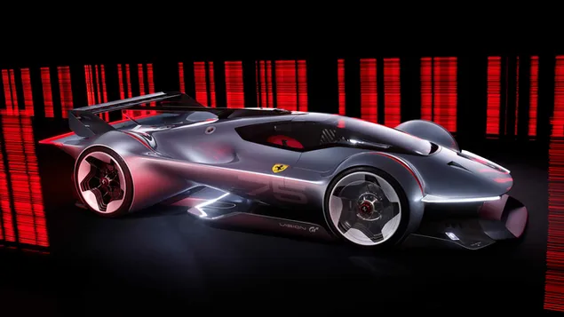 Ferrari Vision Gran Turismo ซูเปอร์คาร์สมรรถนะสูง 4K วอลเปเปอร์