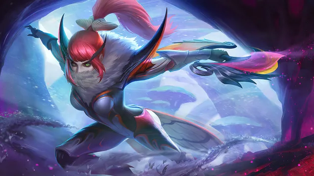 ผีเสื้อกลางคืน 'Hanabi' - Mobile Legends (ML) 4K วอลเปเปอร์