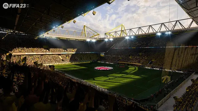 FIFA 23 voetbalarena-spel 4K achtergrond