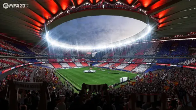 FIFA 23 voetbal arena stadion 4K achtergrond
