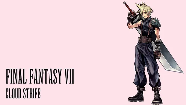 Final Fantasy VII - Cloud Strife کاغذدیواری  HD