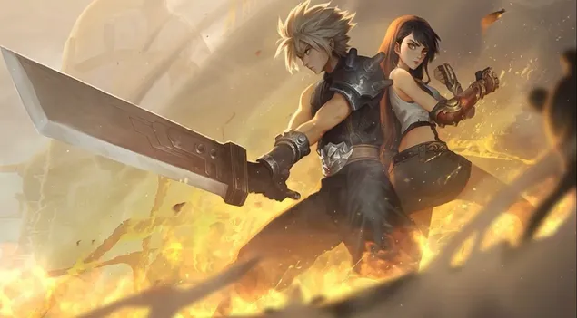 Final Fantasy VII Remake - Cloud & Tifa завантажити