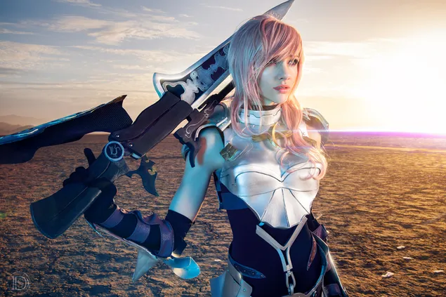 Final Fantasy XIII - Lightning 2K fons de pantalla