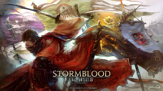 Tapeta Final Fantasy XIV Online Stormblood - Hyur 2K