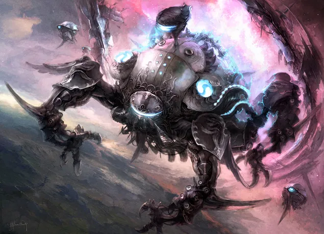 파이널 판타지 XV - 스톰블러드 오메가 4K 배경화면