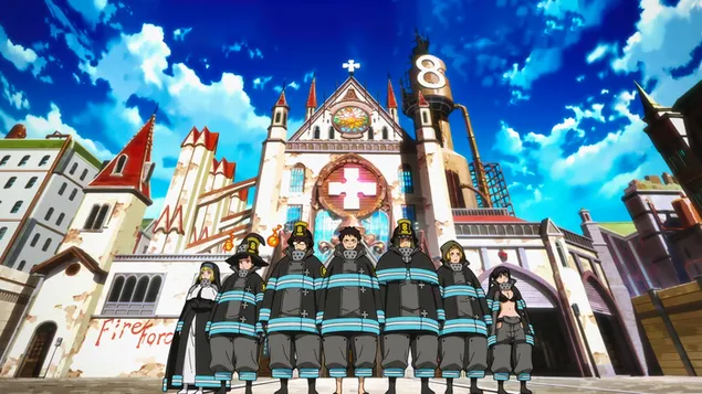 ตัวละคร Fire Force 2K วอลเปเปอร์