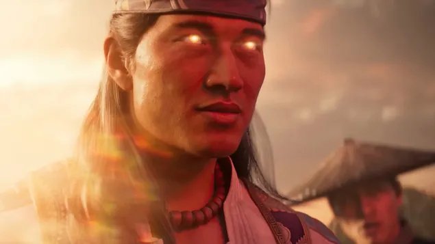 Hình nền Thần lửa Liu Kang từ trò chơi điện tử Mortal Kombat 1 4K