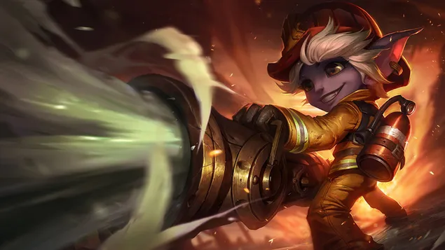 splash art pompiere 'tristana' - league of legends (lol) scarica