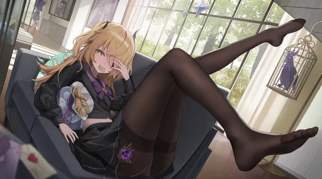 Fiscal | Menina louca de anime | Impacto Genshin 2K papel de parede