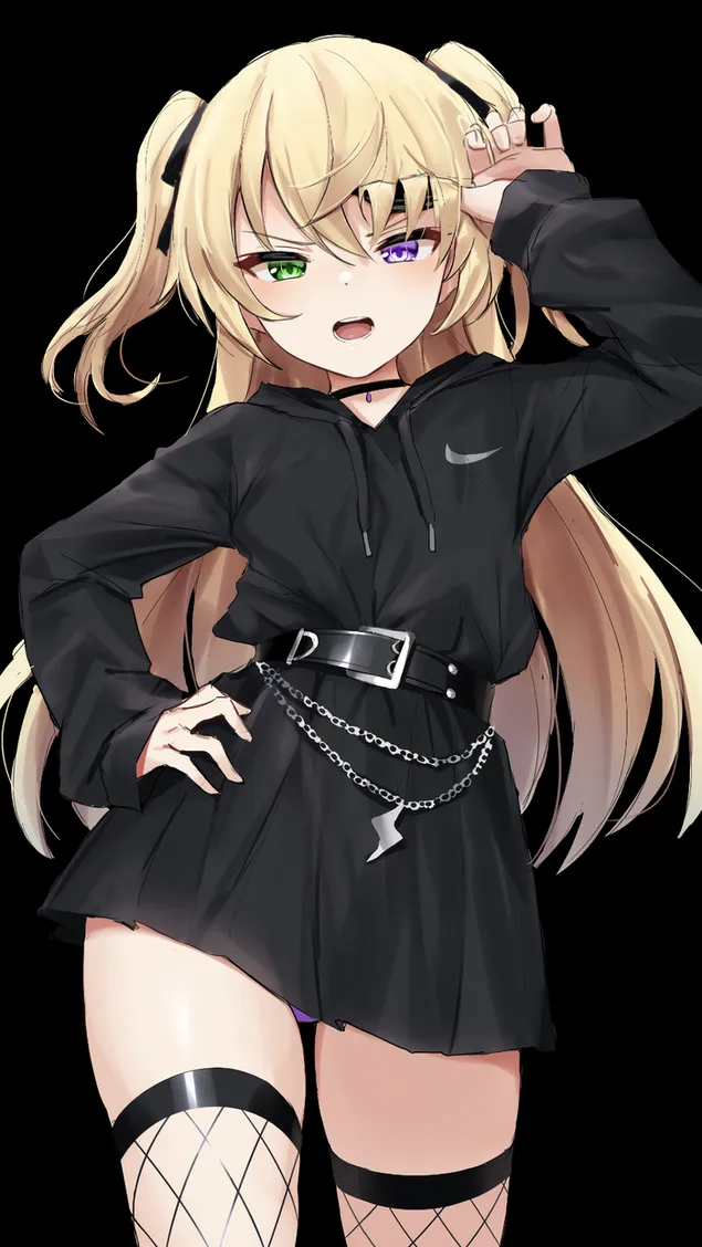 Tapeta Fiscalovy barevné oči | Ganshin dopad 2K