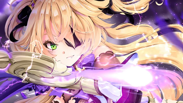 Fischl - Genshin Impact (Permainan Video Anime) 4K kertas dinding