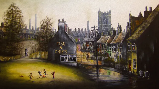 Fish & Chips - Canvas