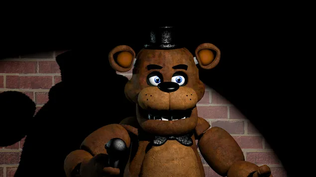 Pesë netë në Freddy's - Freddy Fazbear 4K sfond
